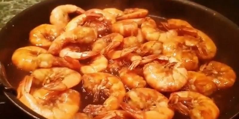 Креветки жареные
